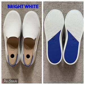 Rothy's The Original Slip On Sneaker, Bright White, Ships in original box.